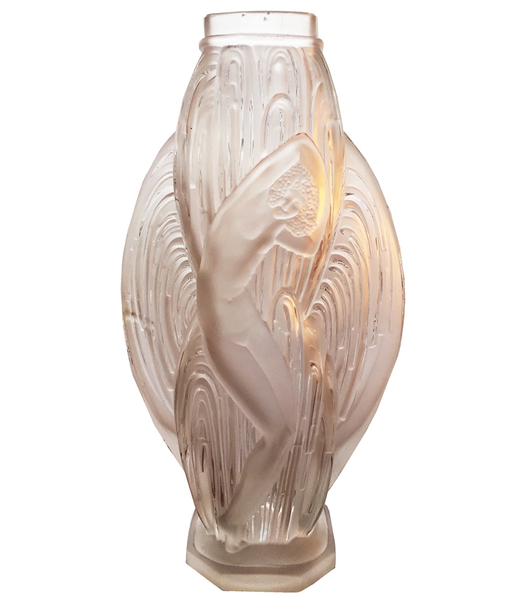 Signierte Art Déco Vase ''Etling-France"