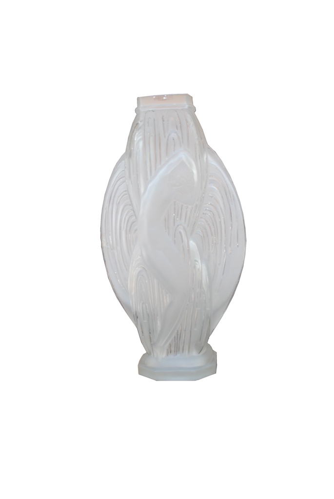 Signierte Art Déco Vase ''Etling-France"