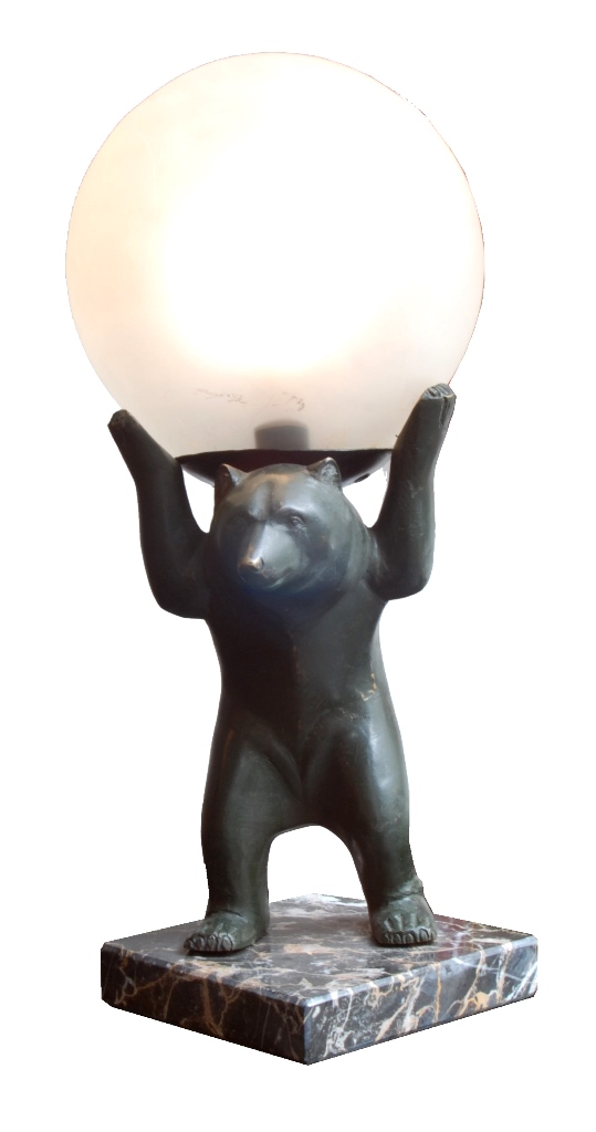 Bear as a table lamp