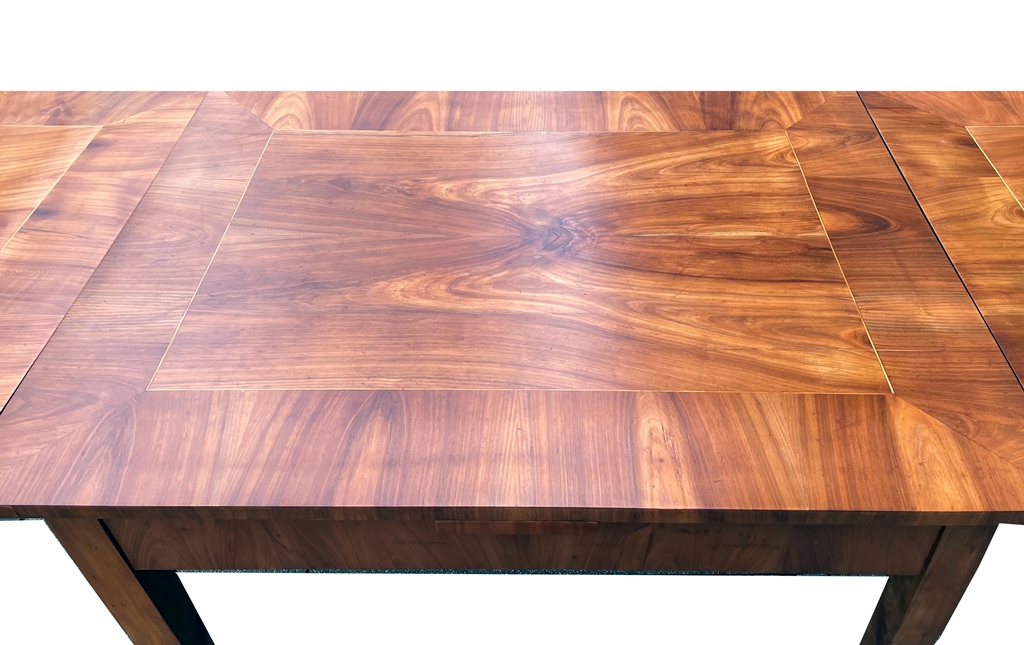 Biedermeier Ausziehtisch oben