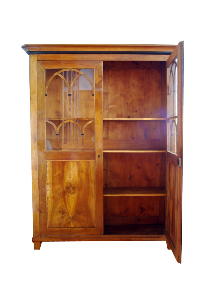 Biedermeier Bookcase open