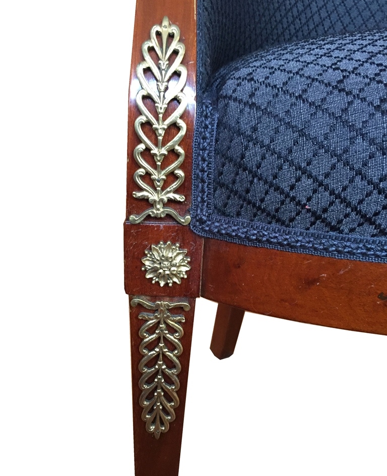 Einzelner Sessel "Bergère" Detail