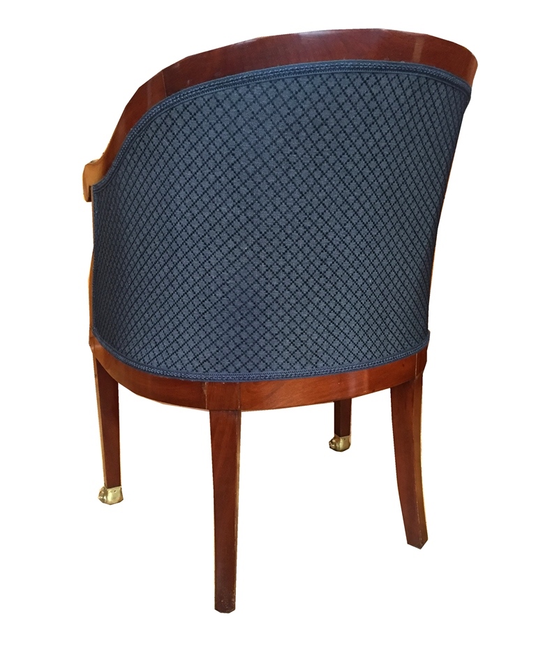 Einzelner Sessel "Bergère"Hinten