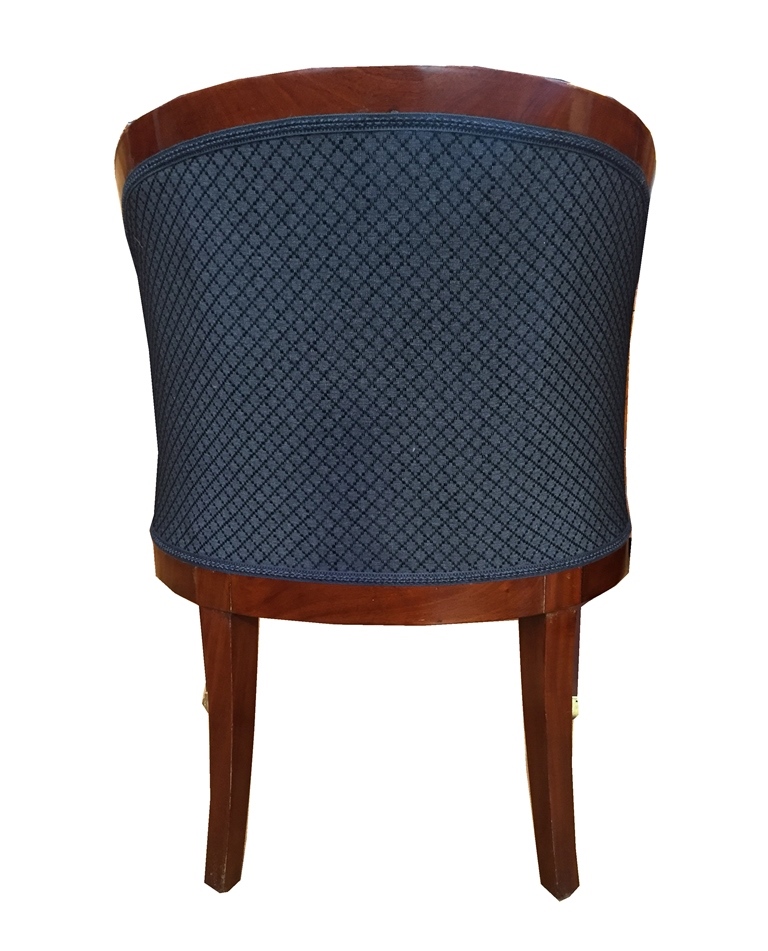 Einzelner Sessel "Bergère" backside