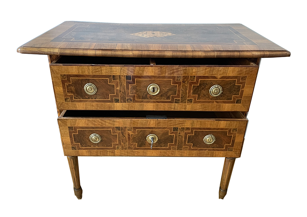 chest of drawers open