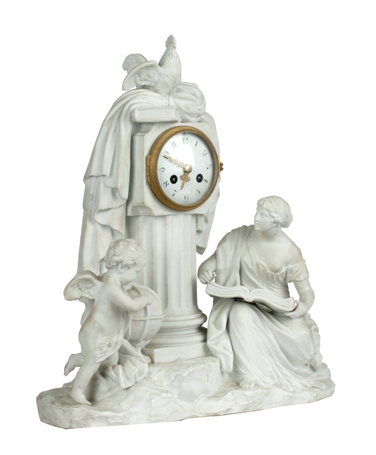 Französische Pendule „Das Studium“