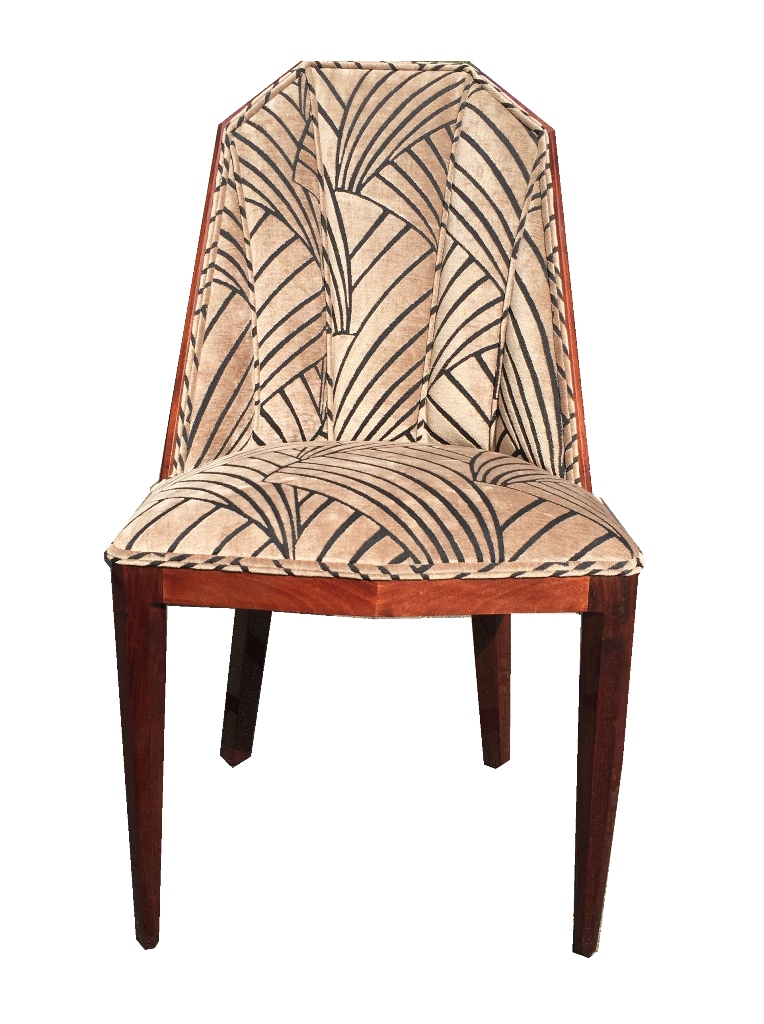 Art Déco Stühle Palisander