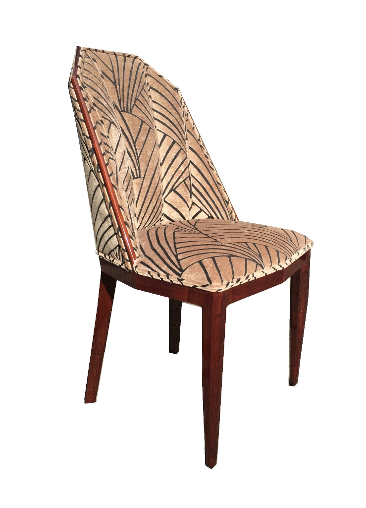 Art Déco Stühle Palisander