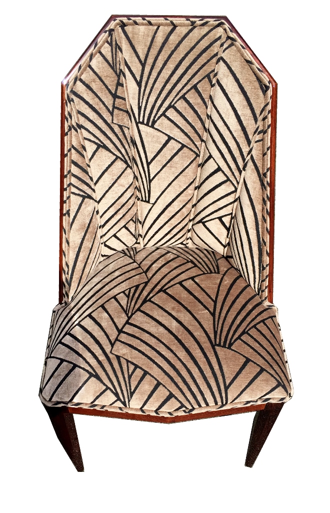 Art Déco Stühle Palisander