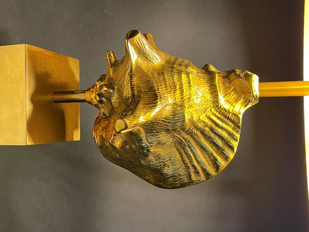 Designer table lamp detail