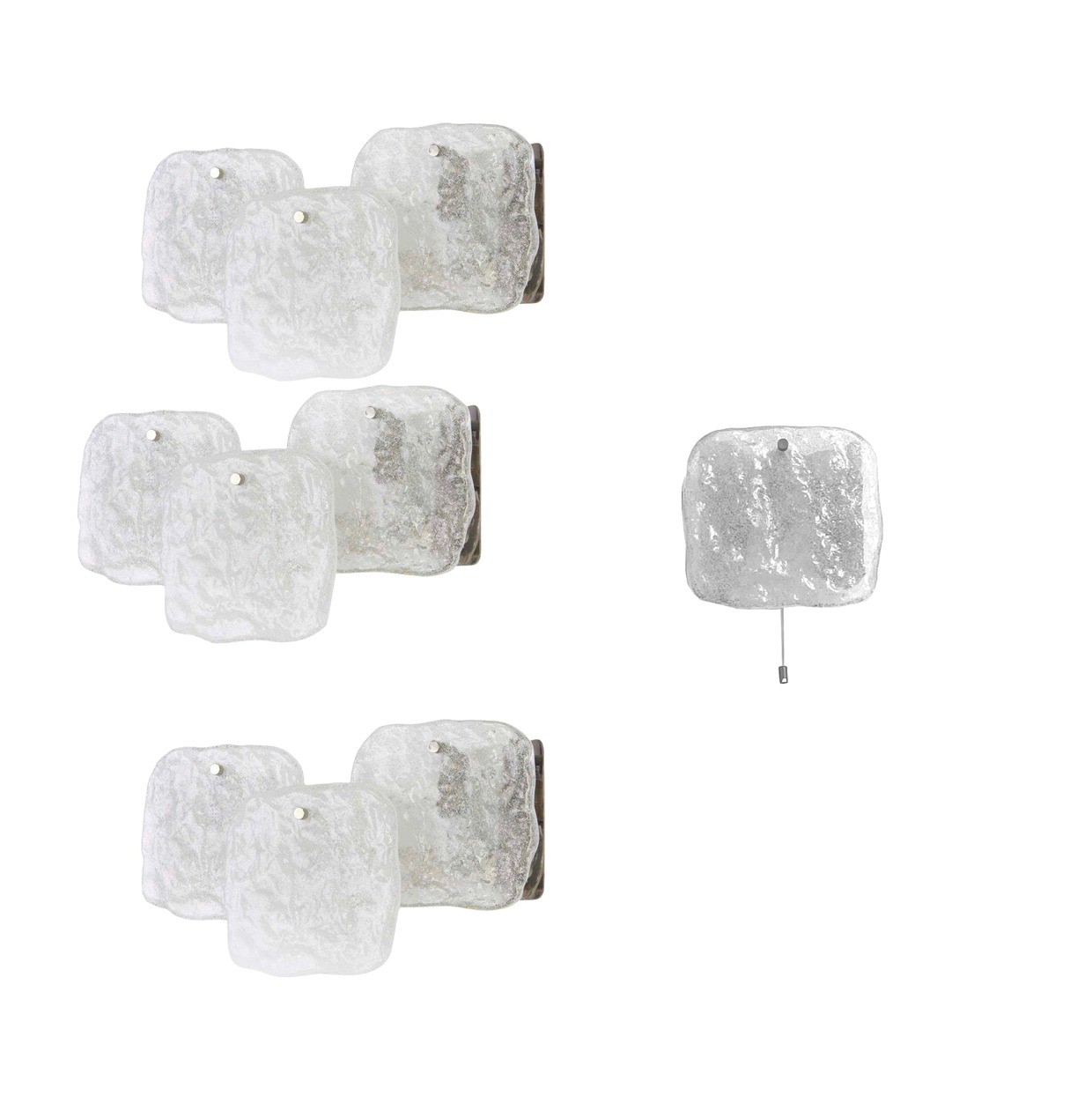 Eisglas Wandlampen