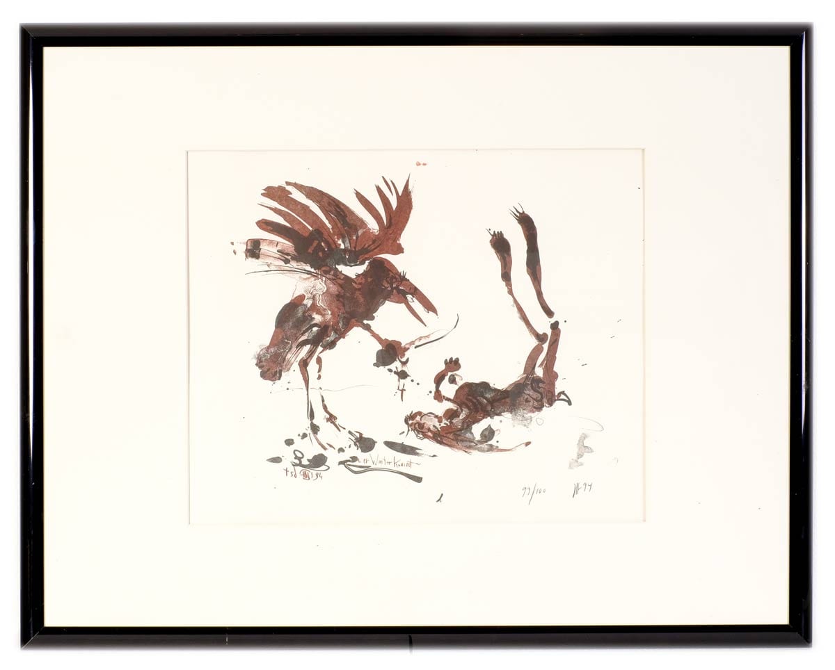 Horst Janssen "Der Winter kommt"
