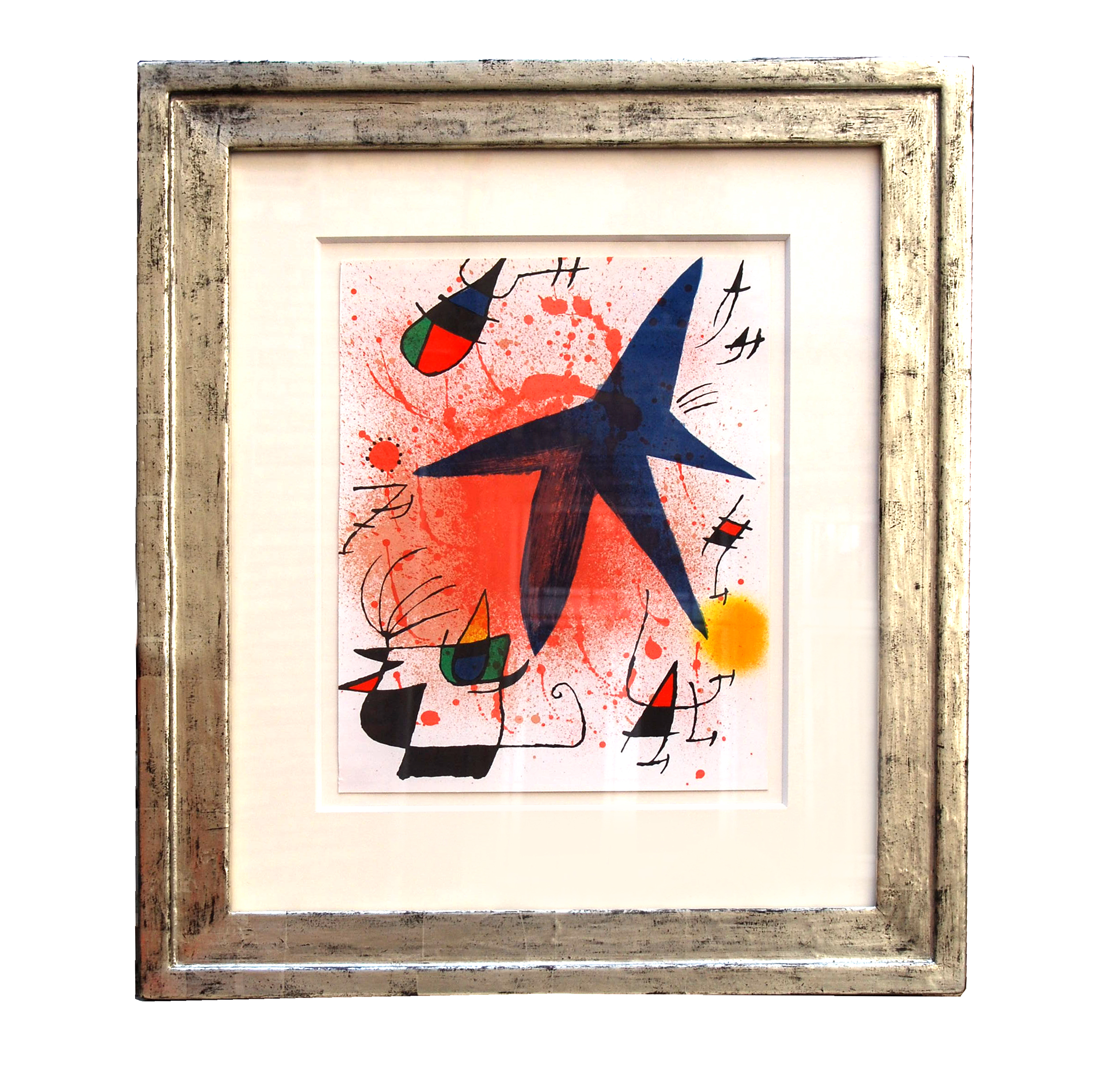 Joan Miró Litographie "Der blaue Stern"