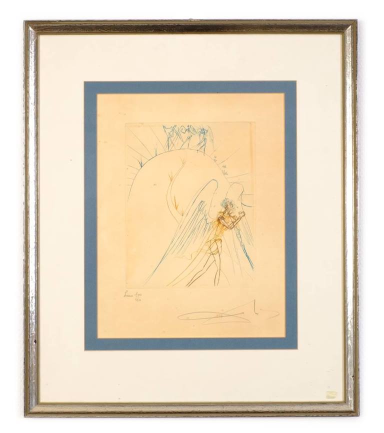Salvador Dali Radierung