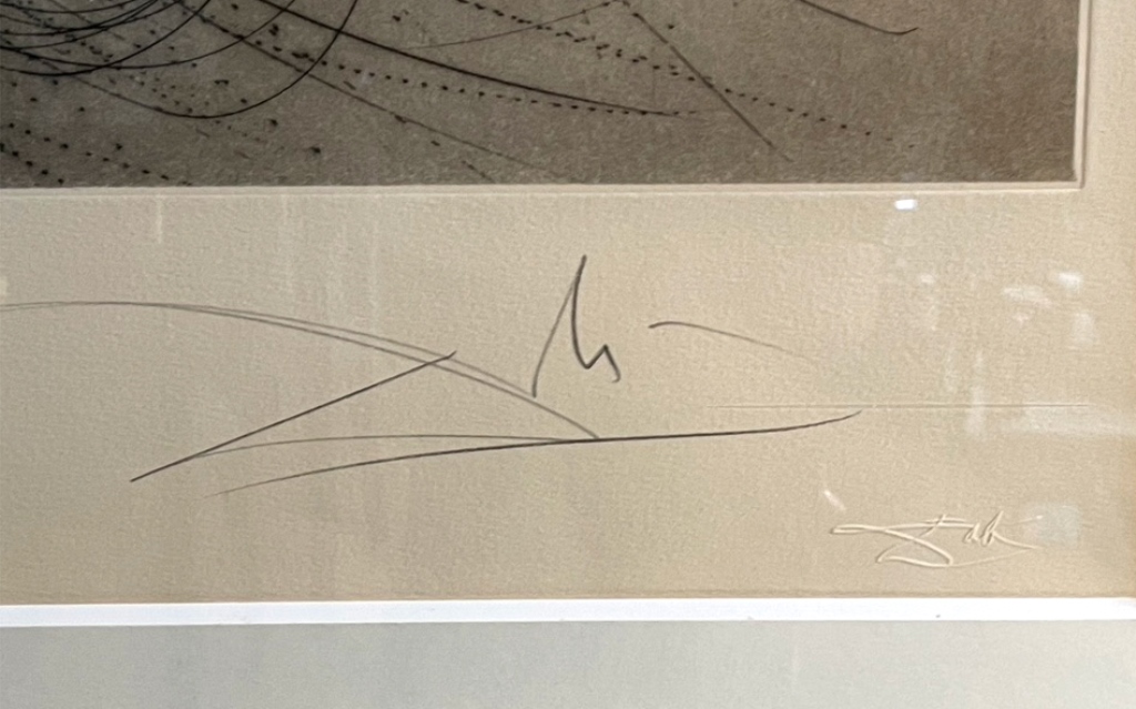 Salvador Dali Radierung "Femmes dans les vagues" signiert