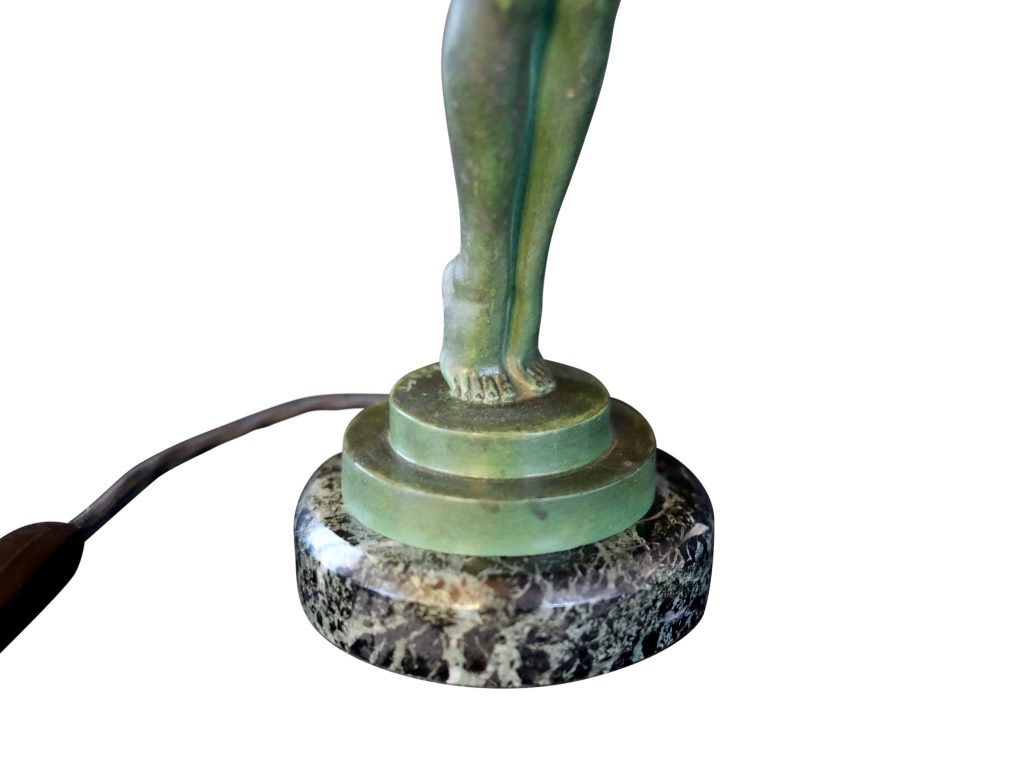 Bronze table lamp feet